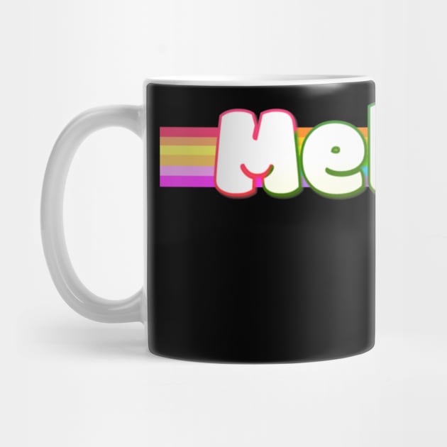 Retro Rainbow Design -Meh by AlondraHanley